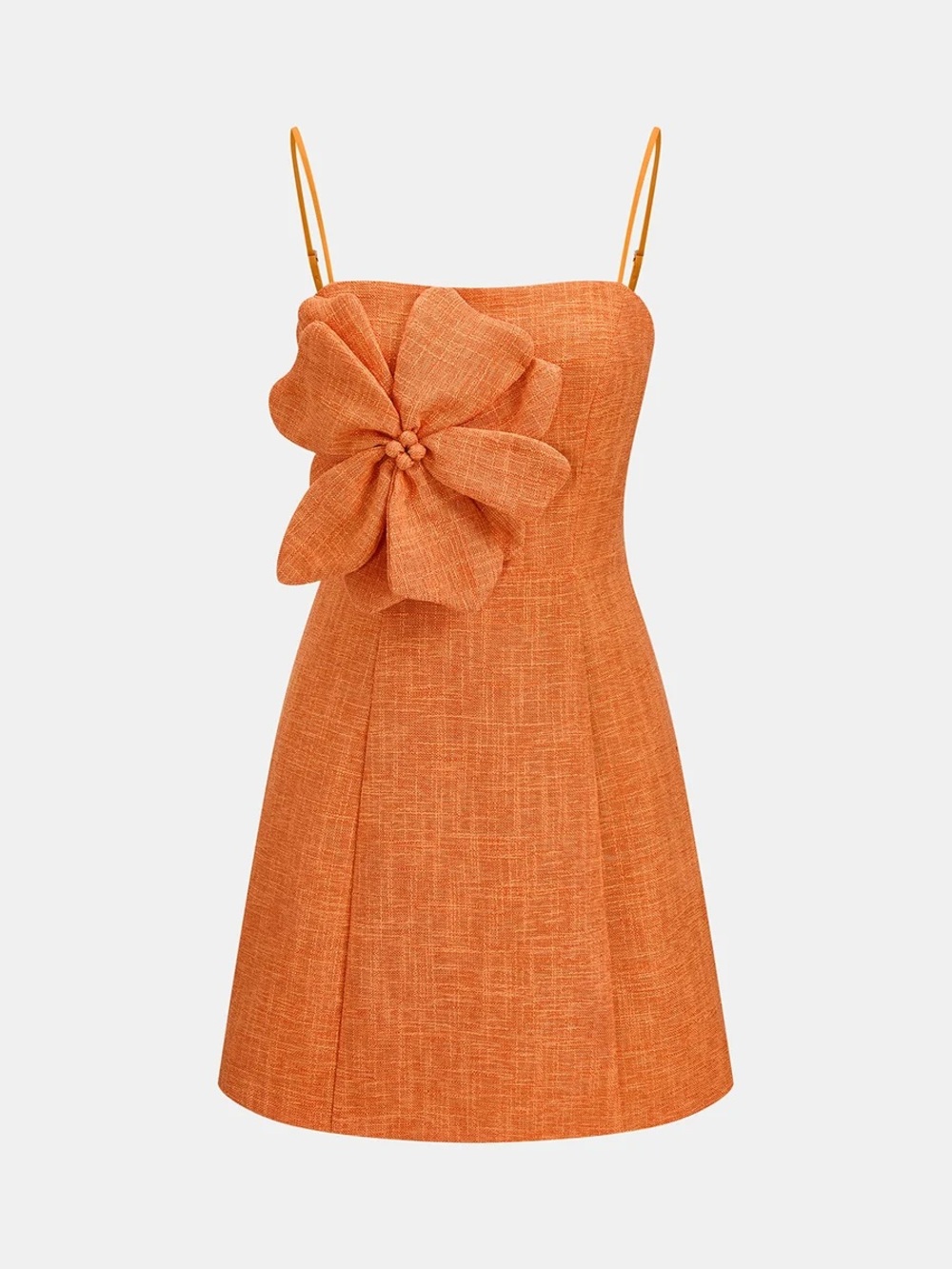 Commense 3D Floral Applique Cami Mini Dress
